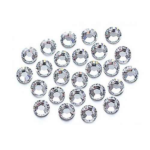 1440PCS 1.8mm Nail Art Блеск Советы Супер яркие стразы белые