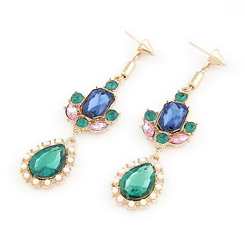 Великолепный сплав с Rhinestone Серьги женские