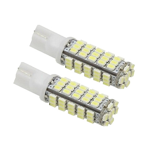 2 шт 68-SMD T15 12V водить замены лампочки  стикер 921 912 906 - белый