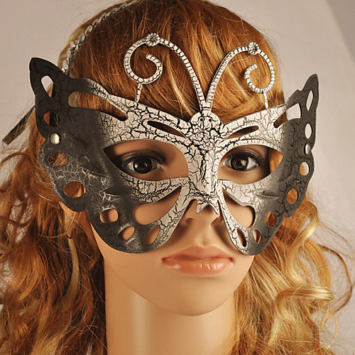 6 цветов Бабочка женские ПВХ Party Mask