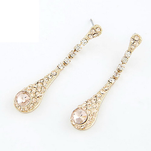 Изысканные серьги сплав с Rhinestone женщин (больше цветов)