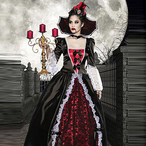 фото Вампиры косплэй kостюмы жен. хэллоуин карнавал новый год фестиваль / праздник полиэстер жен. карнавальные костюмы Lightinthebox