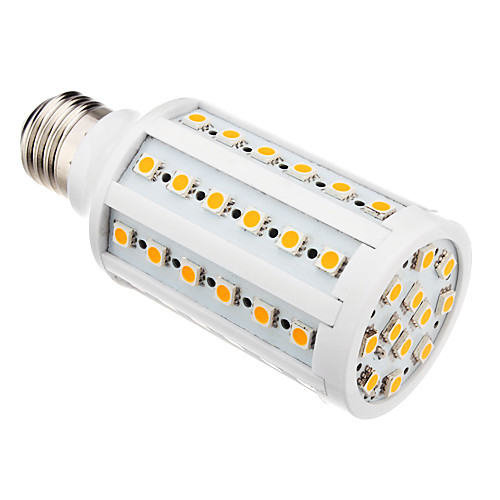 LED лампа типа Corn (220-240V), естественный белый свет, E27 10W 60x5050SMD 850-890LM 3000K