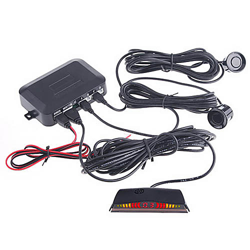 K399 автомобильный LED Backup Reverse Radar Kit with 4 Sensors