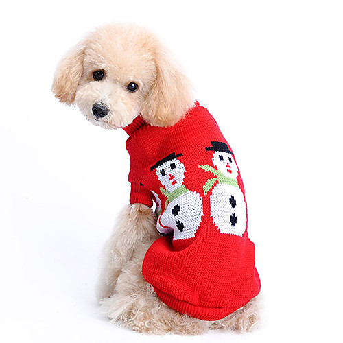 

Собака Свитера Зима Одежда для собак Костюм Сукно Однотонный Сохраняет тепло Рождество XS S M L XL