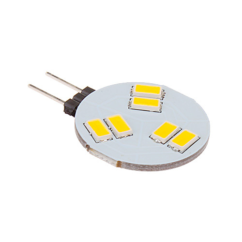 G4 3W 6x5630SMD 260LM 2500-3500K теплый белый свет Светодиодные пятно лампы (12)