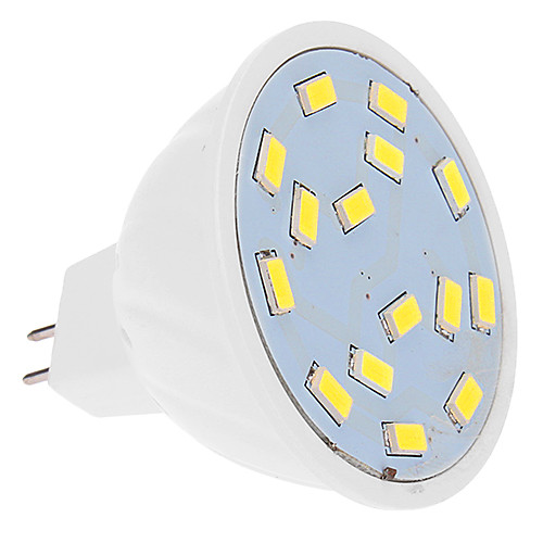 MR16 5W 15x5630SMD 460LM 5500-6500K холодный белый свет Светодиодные пятно лампы (12)