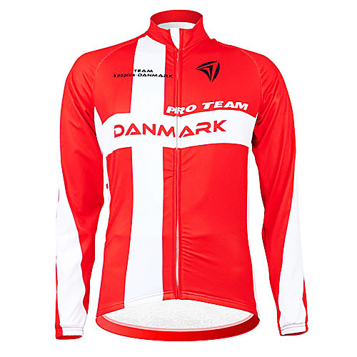 Malciklo Men's Long Sleeve Cycling Jersey Red / White Denmark Champion National Flag Bike Jersey Top Mountain Bike MTB Road Bike Cycling Thermal / Warm Fleece Lining Breathable Sports Winter
Malciklo Men's Long Sleeve Cycling Jersey Red / White Denmark Champion National Flag Bike Jersey Top Mountain Bike MTB Road Bike Cycling Thermal / Warm Fleece Lining Breathable Sports Winter
