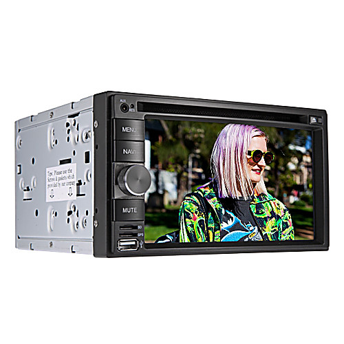 DVD-плеер автомобильный 2 DIN In-Dash с 6.2