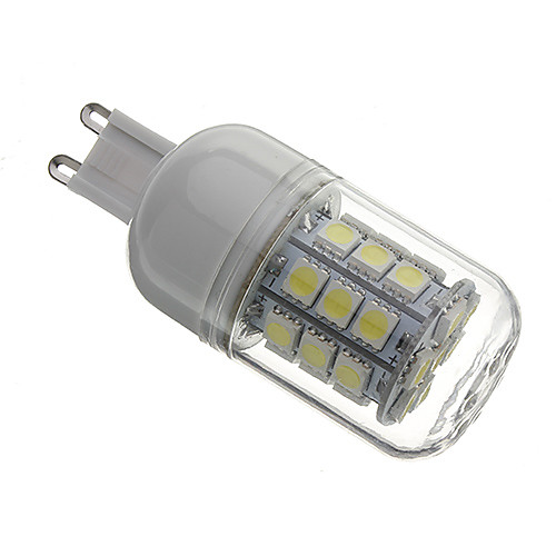 G9 3,5 Вт 30x5050smd 300-330lm 5500-6000K натуральный белый свет с крышкой мозоли СИД лампочки (AC 110-130/ac 220-240)