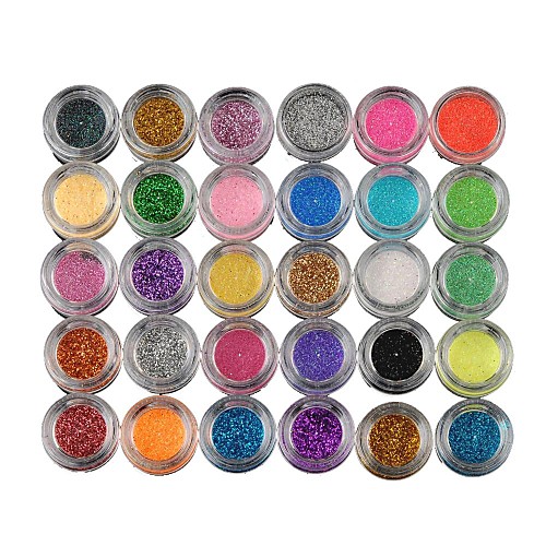 

30 Colors Eyeshadow Palette Powders Eye Matte Shimmer Glitter Shine smoky Party Makeup Cosmetic Gift