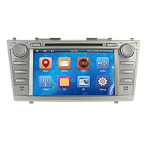 8Inch 2 Дин В-Dash DVD-плеер автомобиля для Toyota Camry 2007-2011 с GPS, BT, IPOD, RDS, FM, сенсорный экран
