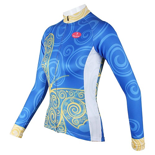 ILPALADINO Women's Long Sleeve Cycling Jersey Winter Fleece Blue Stripes Plus Size Bike Jersey Top Mountain Bike MTB Road Bike Cycling Breathable Quick Dry Sports Clothing Apparel / High Elasticity
ILPALADINO Women's Long Sleeve Cycling Jersey Winter Fleece Blue Stripes Plus Size Bike Jersey Top Mountain Bike MTB Road Bike Cycling Breathable Quick Dry Sports Clothing Apparel / High Elasticity