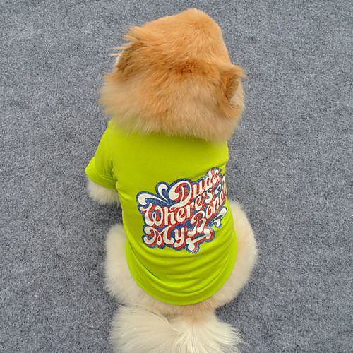 Cat Dog Shirt / T-Shirt Dog Clothes Green Blue Pink Cotton Costume For Summer Wedding
Cat Dog Shirt / T-Shirt Dog Clothes Green Blue Pink Cotton Costume For Summer Wedding