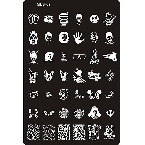 1 Metal False Nails Lovely Abstract Cartoon Wedding for Finger Toe / Stamping Plate
1 Metal False Nails Lovely Abstract Cartoon Wedding for Finger Toe / Stamping Plate