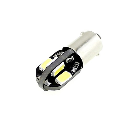 H6W BAX9s 1W 8x5730 SMD LED 80lm 6000K холодный белый свет лампы для автомобилей (DC 12V, 2шт)
H6W BAX9s 1W 8x5730 SMD LED 80lm 6000K холодный белый свет лампы для автомобилей (DC 12V, 2шт)