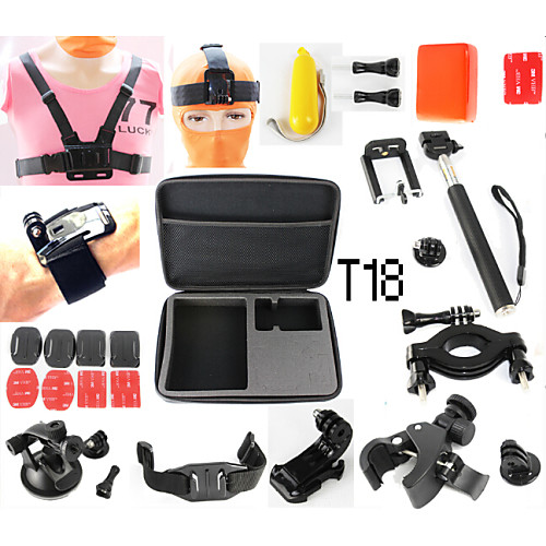 Аксессуары GoPro Для Gopro Hero 2 / Gopro Hero 3 / Gopro Hero 3 / Gopro Hero 4 Монтаж / На бретельках / Мешки / Клейкий / Аксессуары Кит от Lightinthebox.com INT Аксессуары GoPro Для Gopro Hero 2 / Gopro Hero 3 / Gopro Hero 3 / Gopro Hero 4 Монтаж / На бретельках / Мешки / Клейкий / Аксессуары Кит от Lightinthebox.com INT