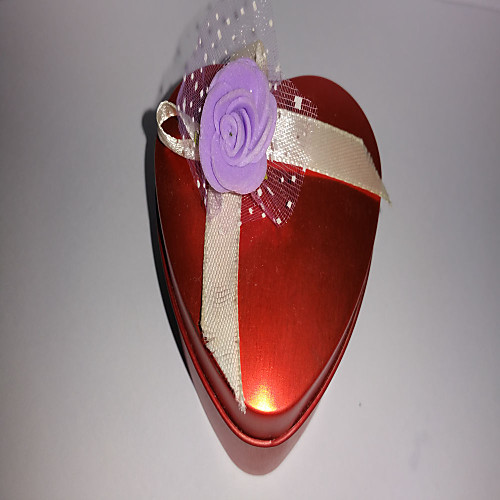 Set Of 4 The Small Red Heart-Shaped Candy Box With A Purple Rose 
Set Of 4 The Small Red Heart-Shaped Candy Box With A Purple Rose