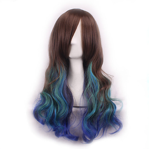 Synthetic Wig Curly Body Wave Body Wave Asymmetrical Wig Long Rainbow Synthetic Hair Women's Natural Hairline Brown
Synthetic Wig Curly Body Wave Body Wave Asymmetrical Wig Long Rainbow Synthetic Hair Women's Natural Hairline Brown