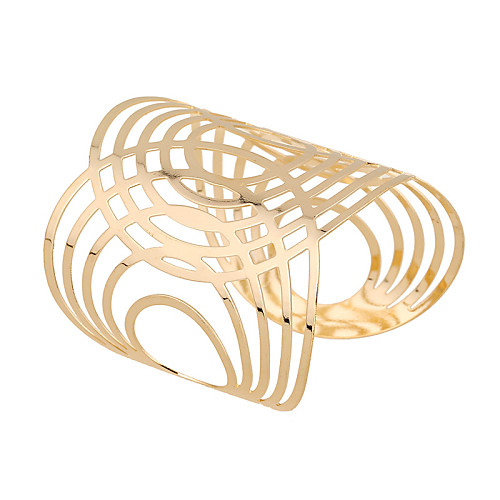 Women's Cuff Bracelet Punk Open Alloy Bracelet Jewelry Golden / Silver For Party Anniversary Birthday Daily
Women's Cuff Bracelet Punk Open Alloy Bracelet Jewelry Golden / Silver For Party Anniversary Birthday Daily