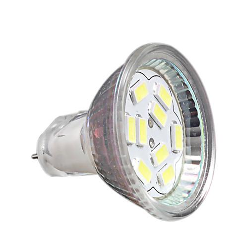 

2 W Точечное LED освещение 200-250 lm GU4(MR11) MR11 9 Светодиодные бусины SMD 5730 Декоративная Холодный белый 12 V / CE / RoHs