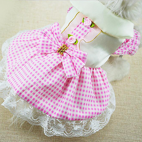 Dog Dress Dog Clothes Red Blue Pink Costume Cotton Plaid / Check Fashion XS S M L XL XXL
Dog Dress Dog Clothes Red Blue Pink Costume Cotton Plaid / Check Fashion XS S M L XL XXL