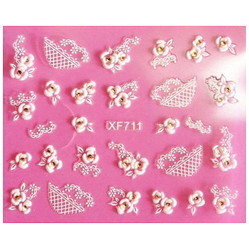 1 pcs 3D Nail Stickers Lace Stickers nail art Manicure Pedicure Abstract / Fashion Daily
1 pcs 3D Nail Stickers Lace Stickers nail art Manicure Pedicure Abstract / Fashion Daily