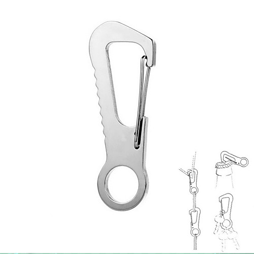 

Bottle Openers Buckle Multitools Pocket Multi Function Convenient Stainless Steel Outdoor Indoor FURA Black Silver 1 pcs
