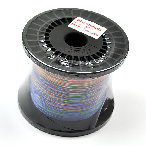 PE Braided Line / Dyneema / Superline 8 pcs 500M / 550 Yards Nylon 100LB 0.6 mm Sea Fishing Fly Fishing Bait Casting / Spinning / Carp Fishing / General Fishing / Trolling & Boat Fishing
PE Braided Line / Dyneema / Superline 8 pcs 500M / 550 Yards Nylon 100LB 0.6 mm Sea Fishing Fly Fishing Bait Casting / Spinning / Carp Fishing / General Fishing / Trolling & Boat Fishing