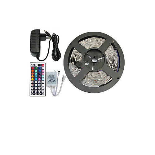 

5m Flexible Tiktok LED Strip Lights / Light Sets / RGB Strip Lights 150 LEDs 5050 SMD 10mm RGB Remote Control / RC / Cuttable / Dimmable 12 V / Linkable / Self-adhesive / Color-Changing / IP44
