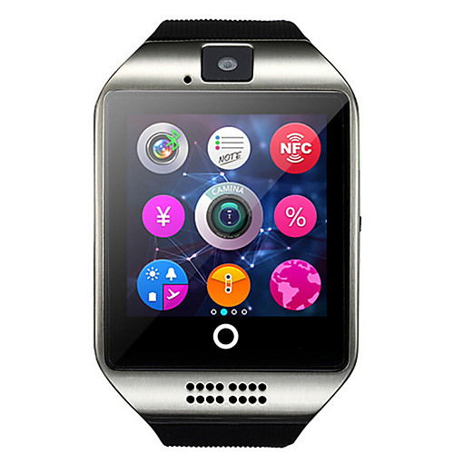 

Q18 Смарт Часы Android Bluetooth Сенсорный экран Израсходовано калорий Хендс-фри звонки Фотоаппарат Регистрация дистанции / Таймер / Напоминание о звонке / Датчик для отслеживания активности, Черный