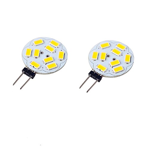 

3 W Двухштырьковые LED лампы 300-350 lm G4 T 9 Светодиодные бусины SMD 5730 Декоративная Тёплый белый Холодный белый 12 V 24 V 9-30 V, 2pcs / 2 шт. / RoHs