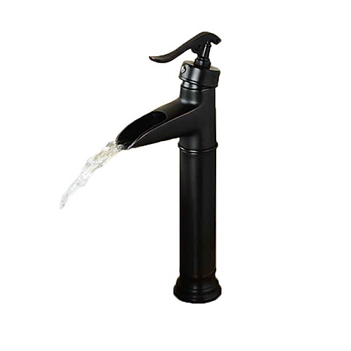 Bathroom Sink Faucet - Waterfall Oil-rubbed Bronze Centerset One Hole / Single Handle One HoleBath Taps
Bathroom Sink Faucet - Waterfall Oil-rubbed Bronze Centerset One Hole / Single Handle One HoleBath Taps