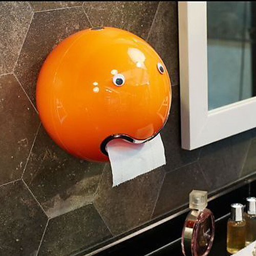 творческое улыбающееся лицо непромокаемое бумажное полотенце окно туалет туалетная бумага лоток бытовая рулонная бумага аксессуары для ванной комнаты