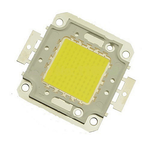 

zdm 1pc diy 100w 8500-9500lm холодный белый 6000-6500k световой интегрированный светодиодный модуль (dc33-35v 3a) уличный фонарь для проецирования светлой золотой проволочной сварки медного кронштейна
