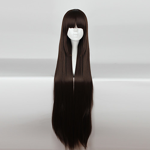 

Attack on Titan Cosplay Cosplay Wigs Women's 44 inch Heat Resistant Fiber Black Brown Anime