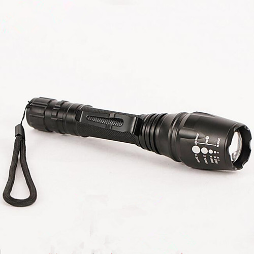 

LED Flashlights / Torch Waterproof 1200 lm LED LED 1 Emitters 5 Mode Waterproof Zoomable Dimmable Super Light High Power Camping / Hiking / Caving Everyday Use Police / Military / Aluminum Alloy