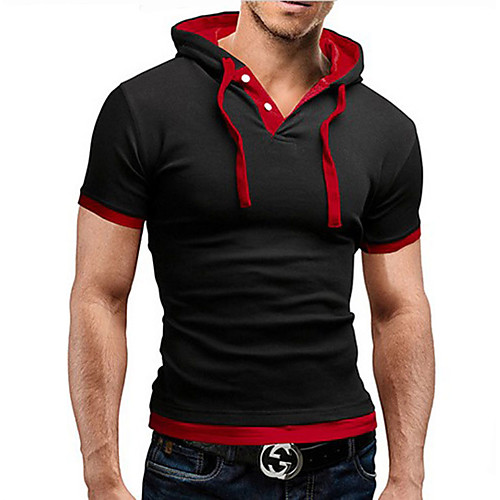 Men's Graphic Solid Colored T-shirt Active Daily Going out Shirt Collar Wine / Red / Dark Gray / Blue / Light gray / Black / Gray / Light Blue / Summer / Short Sleeve
Men's Graphic Solid Colored T-shirt Active Daily Going out Shirt Collar Wine / Red / Dark Gray / Blue / Light gray / Black / Gray / Light Blue / Summer / Short Sleeve