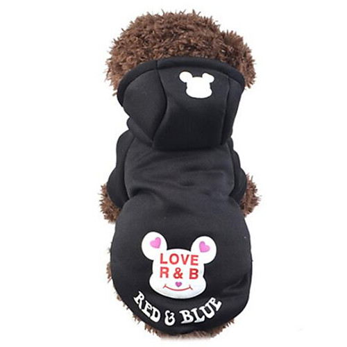 Cat Dog Hoodie Dog Clothes Cartoon Black Blue Pink Cotton Costume For Spring & Fall Winter Men's Women's Casual / Daily
Cat Dog Hoodie Dog Clothes Cartoon Black Blue Pink Cotton Costume For Spring & Fall Winter Men's Women's Casual / Daily