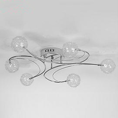 6-Light Монтаж заподлицо Рассеянное освещение Хром Металл LED 110-120Вольт / 220-240Вольт Теплый белый / Холодный белый Лампочки включены / G4
6-Light Монтаж заподлицо Рассеянное освещение Хром Металл LED 110-120Вольт / 220-240Вольт Теплый белый / Холодный белый Лампочки включены / G4