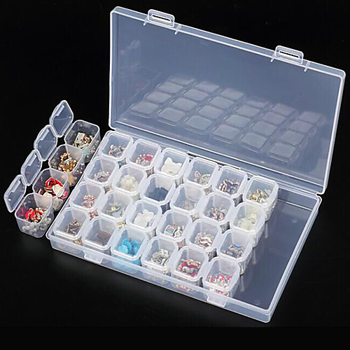 clear plastic 28 slots empty storage box nail art rhinestone tools jewelry beads display storage box case organizer holder
clear plastic 28 slots empty storage box nail art rhinestone tools jewelry beads display storage box case organizer holder