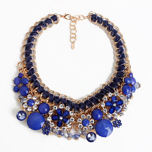 Women's Beaded Necklace Flower faceter Flower Ladies Personalized Floral Flower Style Synthetic Gemstones Alloy Dark Blue Light Green Necklace Jewelry For Wedding Party Special Occasion Engagement
Women's Beaded Necklace Flower faceter Flower Ladies Personalized Floral Flower Style Synthetic Gemstones Alloy Dark Blue Light Green Necklace Jewelry For Wedding Party Special Occasion Engagement