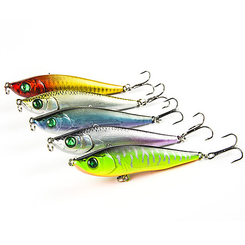 5 pcs Pencil Fishing Lures Pencil Sinking Bass Trout Pike General Fishing Carbon Steel
5 pcs Pencil Fishing Lures Pencil Sinking Bass Trout Pike General Fishing Carbon Steel