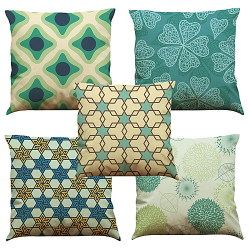 5 pcs Linen Natural / Organic Pillow Cover Pillow Case, Solid Colored Floral Plaid Casual Retro Traditional / Classic
5 pcs Linen Natural / Organic Pillow Cover Pillow Case, Solid Colored Floral Plaid Casual Retro Traditional / Classic