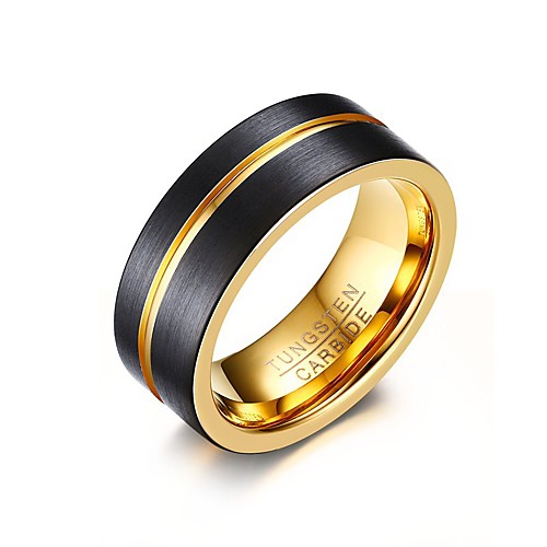 Men's Ring Groove Rings Assorted Color Gold / Black Stainless Steel Tungsten Steel Round Circle Geometric Personalized Basic Simple Style Party Anniversary Jewelry Two tone
Men's Ring Groove Rings Assorted Color Gold / Black Stainless Steel Tungsten Steel Round Circle Geometric Personalized Basic Simple Style Party Anniversary Jewelry Two tone