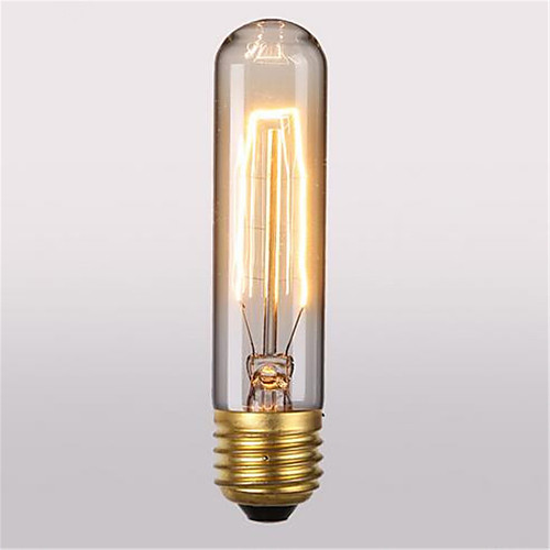 

1шт 40 W E26 / E27 T10 Тёплый белый 2300 k Ретро / Декоративная Лампа накаливания Vintage Эдисон лампочка 220-240 V / 110-130 V