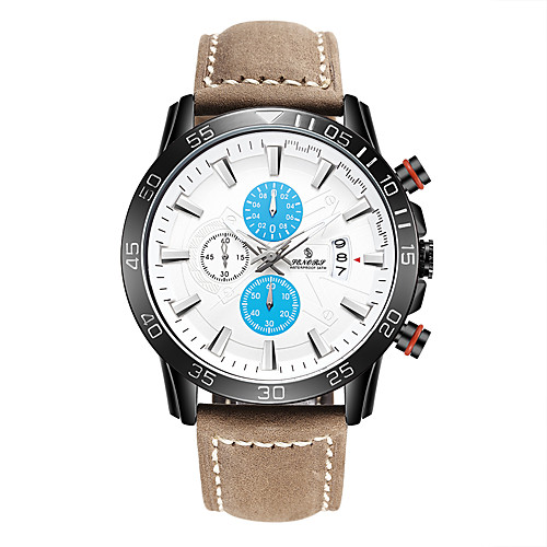 Men's Sport Watch Japanese Quartz Genuine Leather Brown 30 m Calendar / date / day Analog Fashion - Blue Light Green Dark Green
Men's Sport Watch Japanese Quartz Genuine Leather Brown 30 m Calendar / date / day Analog Fashion - Blue Light Green Dark Green