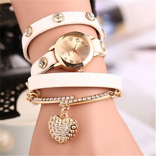 Women's Fashion Watch Bracelet Watch Quartz PU Band Black White Blue Red Orange Brown Grey
Women's Fashion Watch Bracelet Watch Quartz PU Band Black White Blue Red Orange Brown Grey