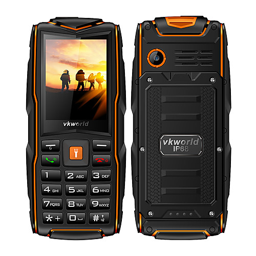 vkworld V3 ≤3 дюймовый / ≤3.0 дюймовый дюймовый Сотовый телефон (64MB Другое 2 mp Прочее 3000 mAh мАч) / 320 х 240, Оранжевый