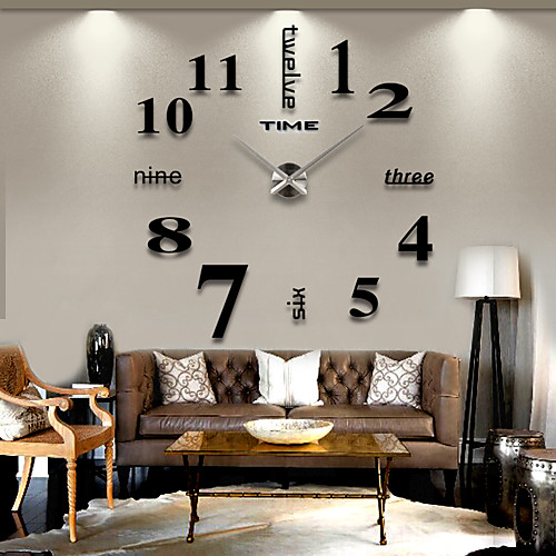 Frameless DIY Wall Clock, 3D Mirror Wall Clock Large Mute Wall Stickers for Living Room Bedroom Home Decoration
Frameless DIY Wall Clock, 3D Mirror Wall Clock Large Mute Wall Stickers for Living Room Bedroom Home Decoration